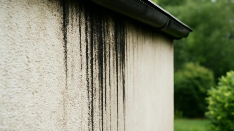 Traces Noires Mur Extérieur : D&rsquo;où Viennent-elles et Comment les Enlever ?