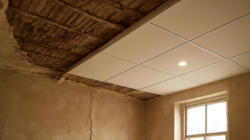 Faux Plafond sur Ancien Plafond Lattis Plâtre : Faut-il le Conserver ?