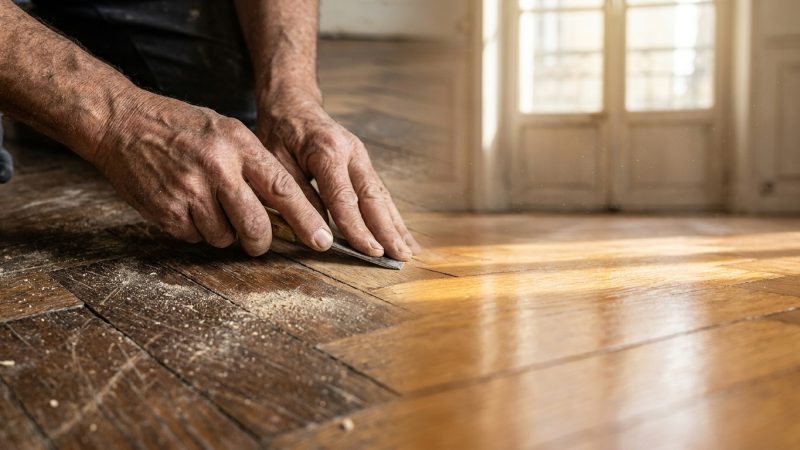 Cet artisan offre une seconde vie aux parquets girondins