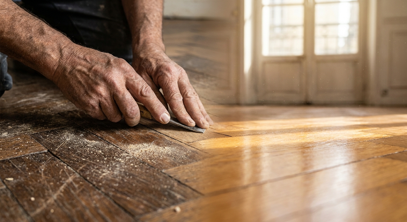 Cet artisan offre une seconde vie aux parquets girondins