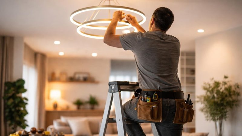 Installer un Luminaire au Plafond : les 5 Étapes