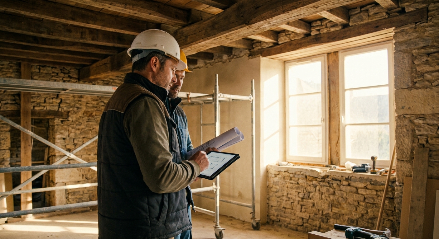 Rénovation d&rsquo;une maison ancienne : pourquoi faire appel à un maître d&rsquo;œuvre ?